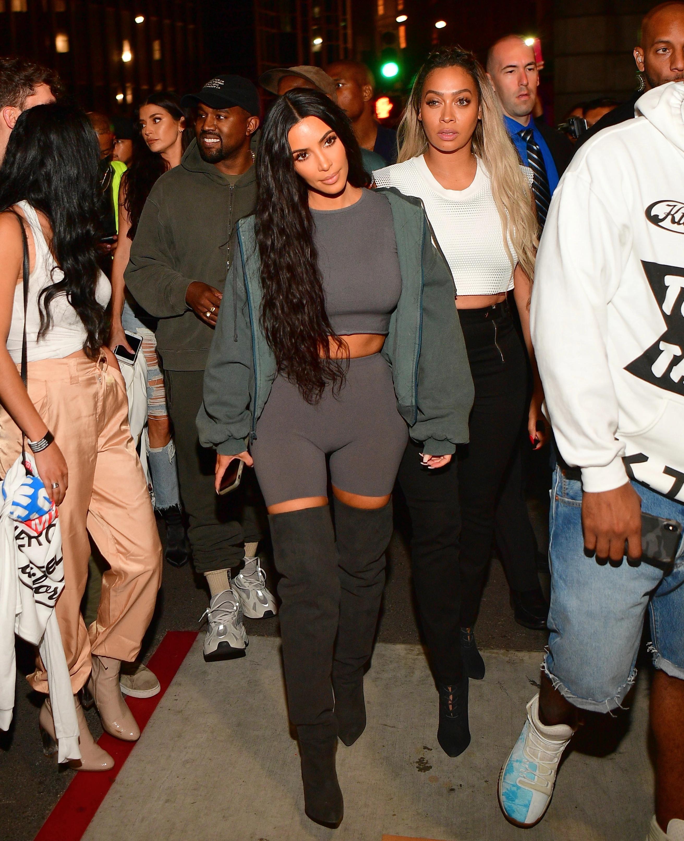 Kim in Yeezy